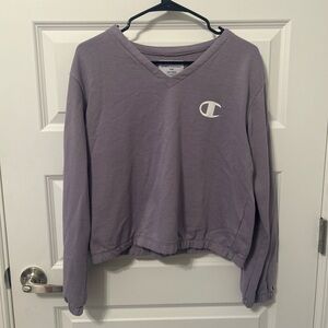 Champion Lavender Athletic Sweatshirt